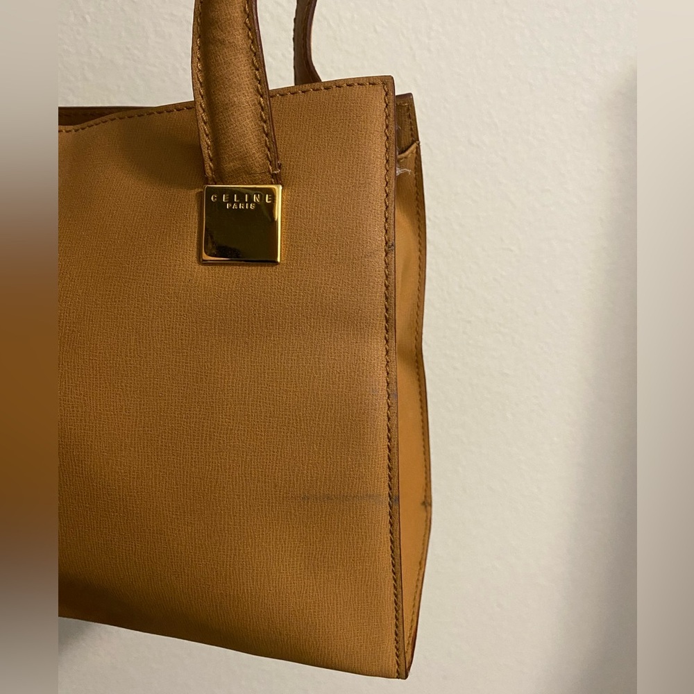 Authentic Celine Tan Handbag - Picture 5 of 11